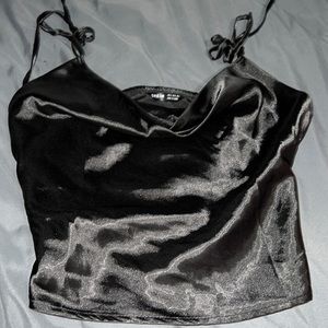 black shein crop top